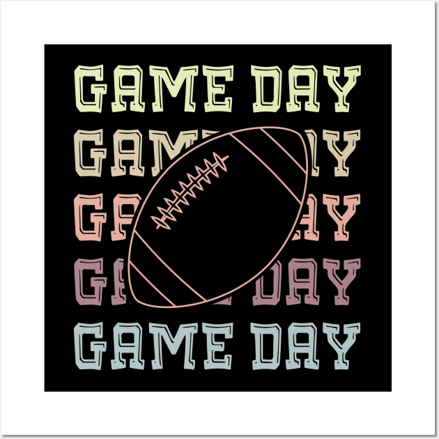 Game Day - Football Wall Art by Blended Designs